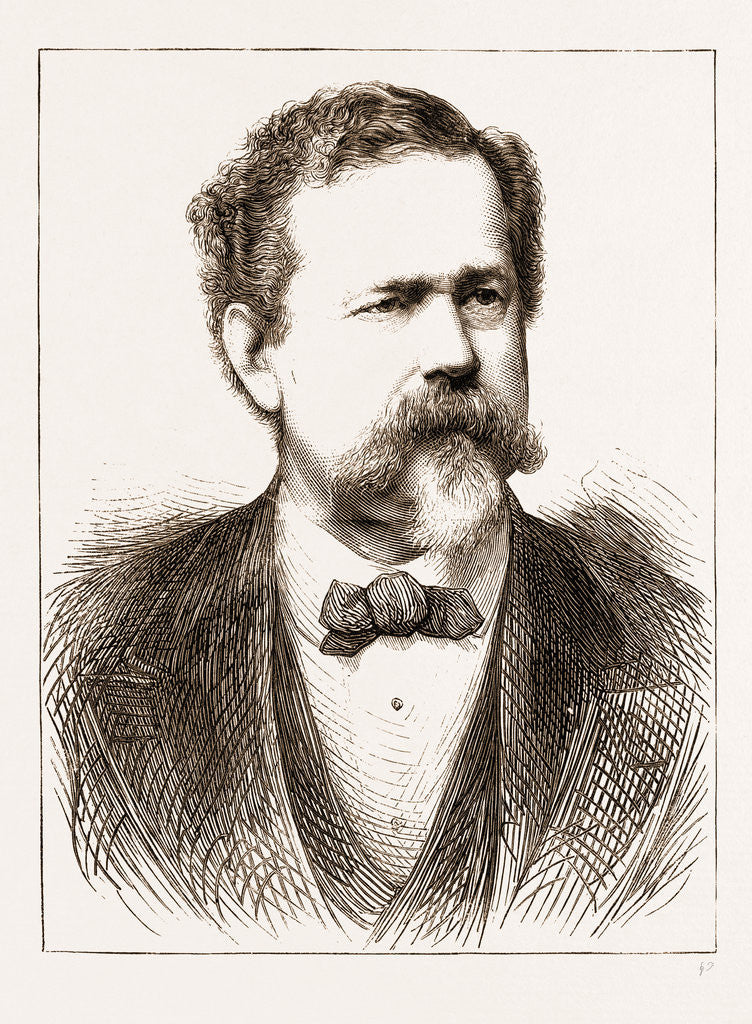 Detail of The American Centennial Exhibition, 1876: The Hon. Joseph R. Hawley by Anonymous