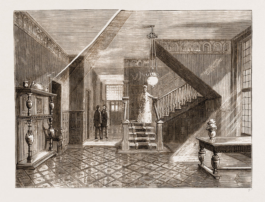 Detail of The American Centennial Exhibition, 1876: Interior Of The British Commission Building by Anonymous