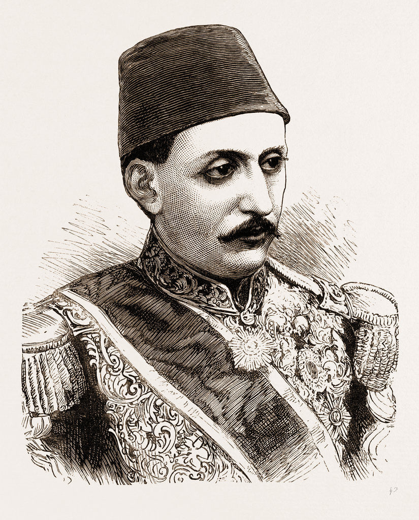 Detail of Mourad V., Sultan Of Turkey by Anonymous