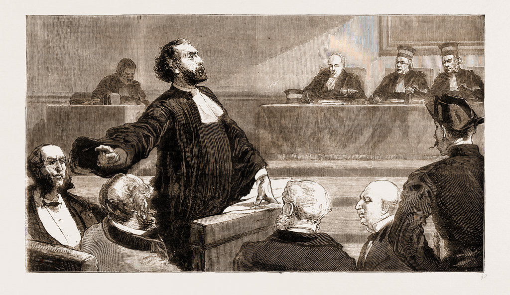 Detail of M. Gambetta Pleading For Delescluze At The baudin Trial, November 14 by Anonymous