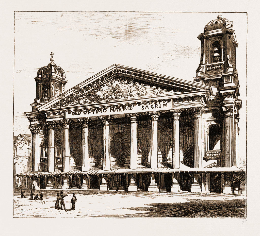 Detail of The Church Of St. Eloi, Dunkerque by Anonymous