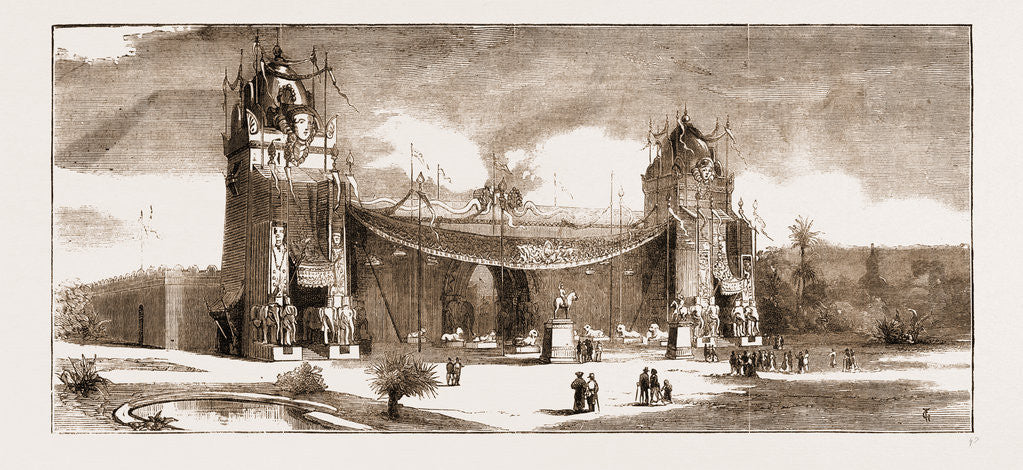 Detail of The Building Of The International Colonial Exhibition To Be Opened At Amsterdam Next May, The Netherlands by Anonymous