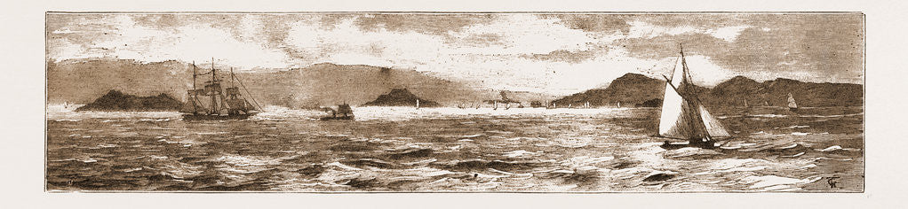 Detail of San Francisco Bay, From The Golden Gate by Anonymous