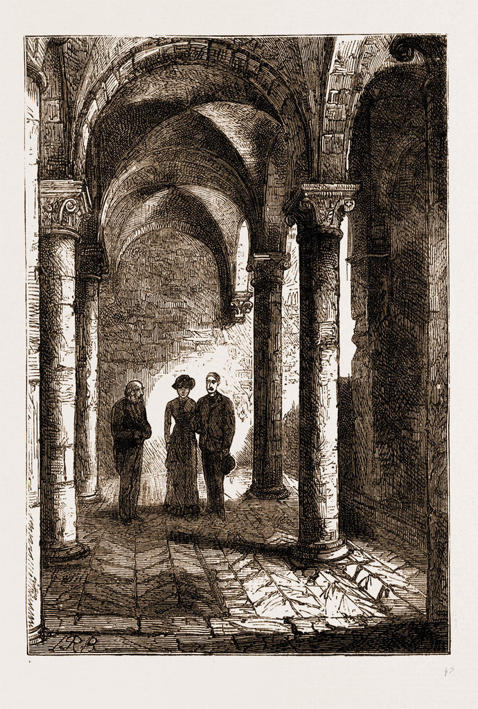 Detail of The Norman Chapel, Durham University by Anonymous