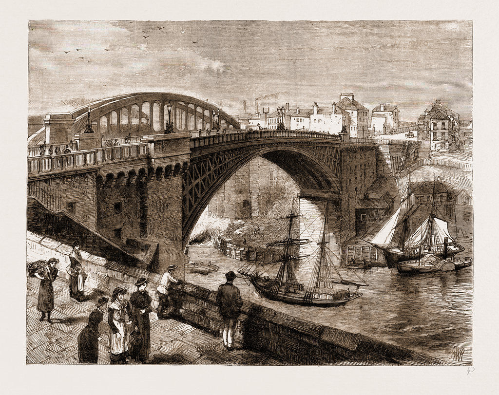 Detail of Sunderland Bridge Over The Wear, UK by Anonymous