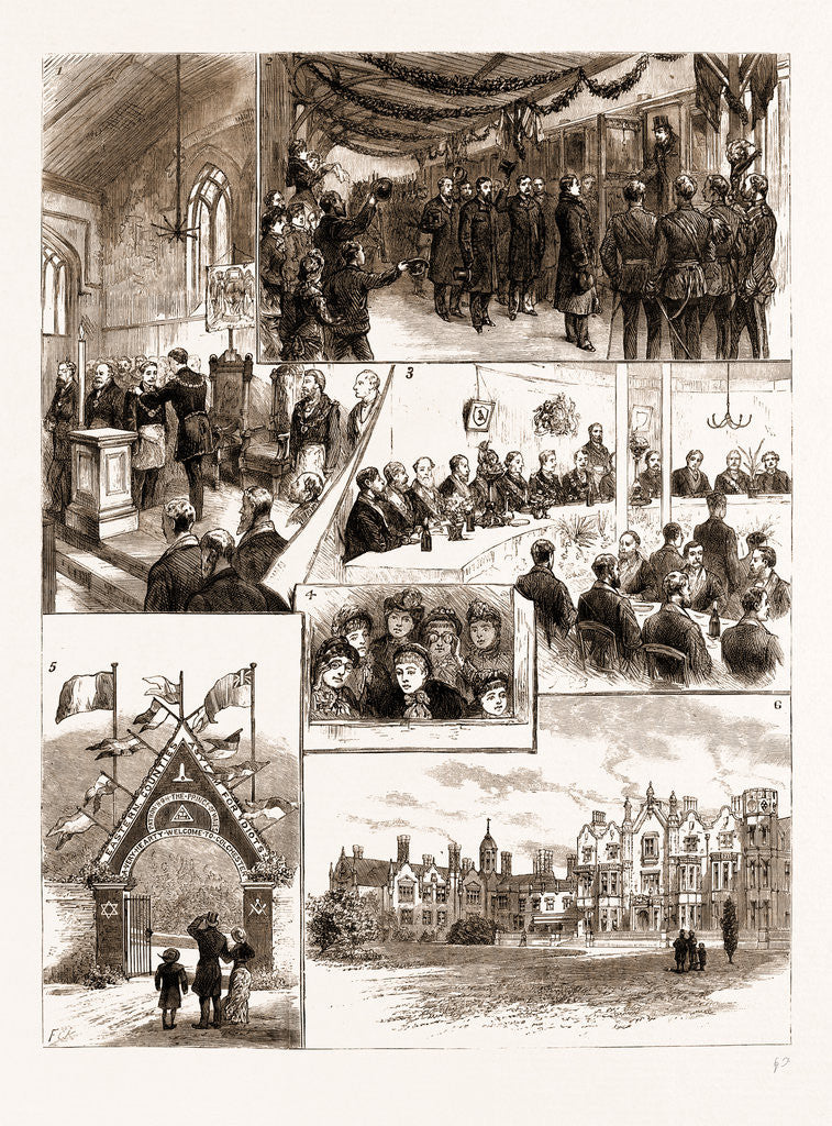 Detail of Prince Leopold's Visit To Colchester, And The Installation Of Lord Brooke by Anonymous