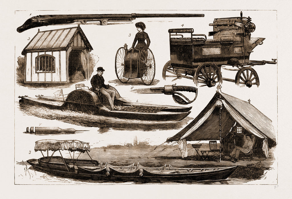 Detail of The Sportsman's Exhibition At The Agricultural Hall, Islington by Anonymous