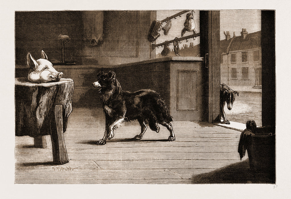 Detail of A corner In Pork: The Operators by Anonymous