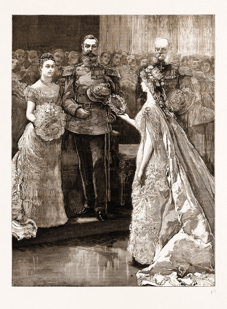 Detail of The Silver Wedding Of The Imperial Prince And Princess Of Germany, 1883 by Anonymous