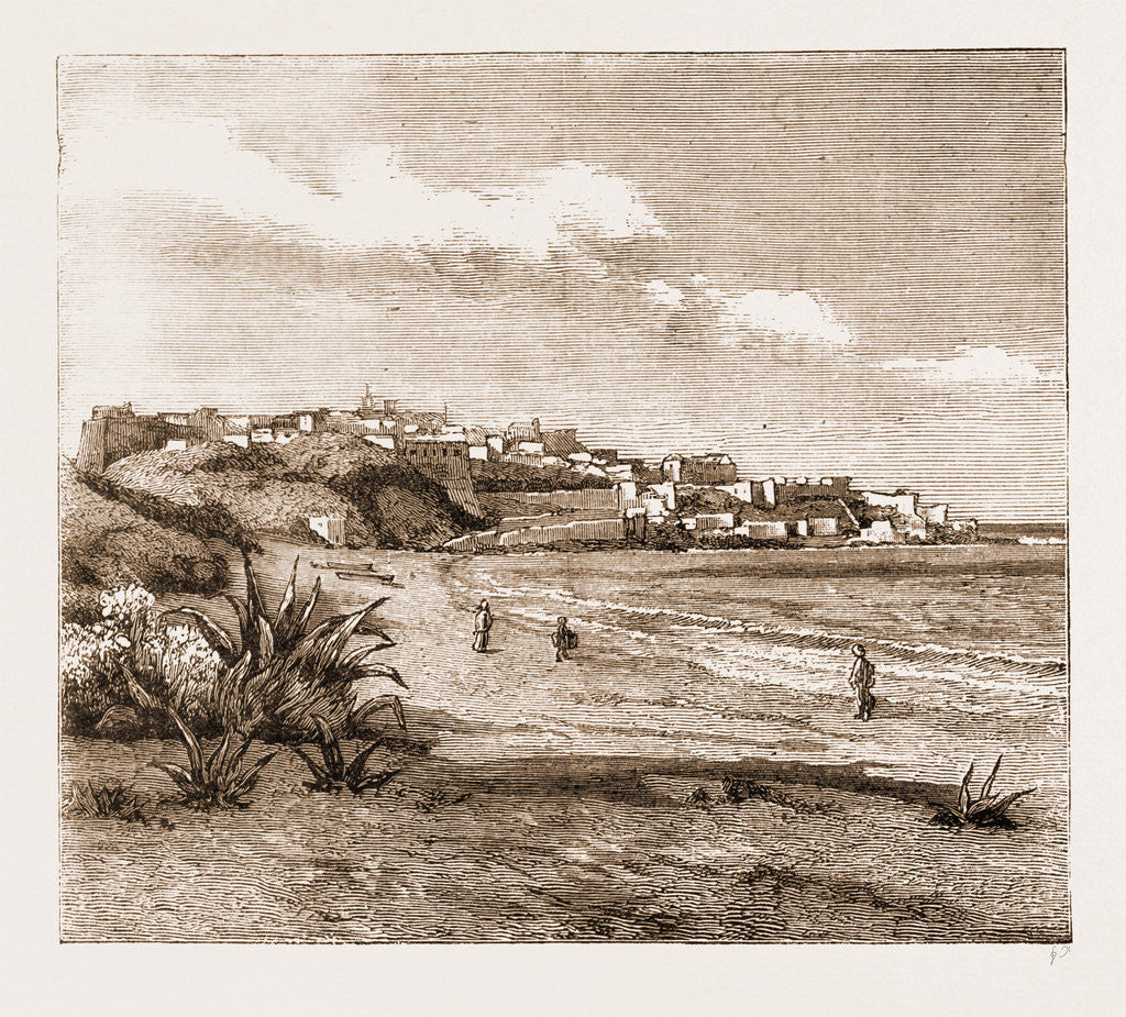 Detail of The Bay Of Tangier by Anonymous