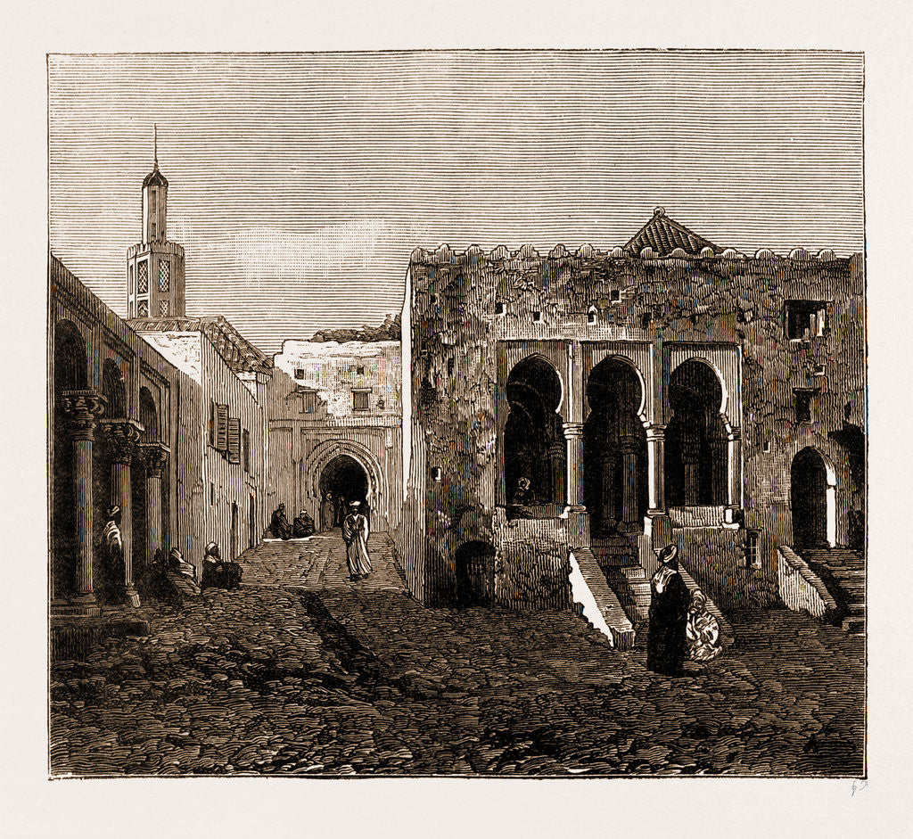 Detail of Tangier, 1883 by Anonymous