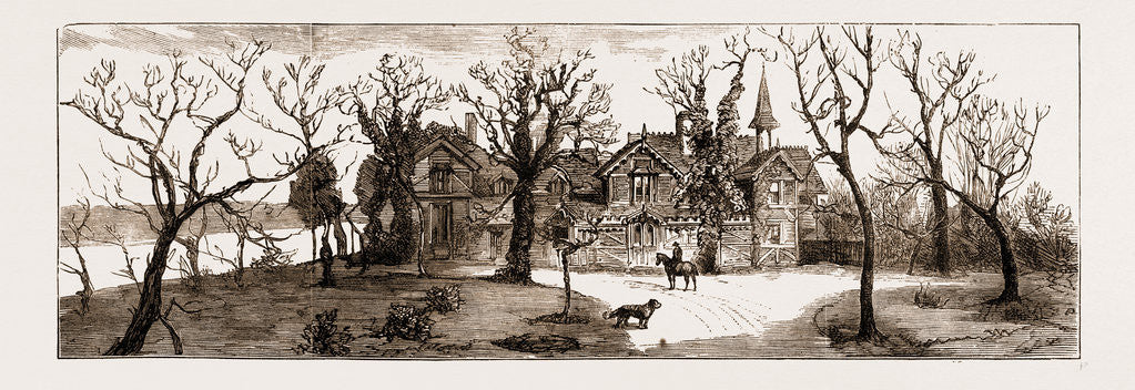Detail of The Attack On Lady Florence Dixie Near Windsor, UK by Anonymous