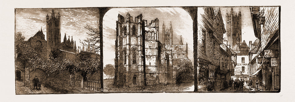 Detail of Canterbury, UK by Anonymous