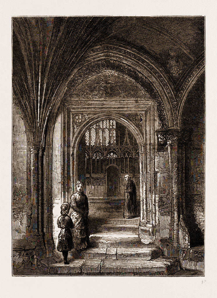 Detail of An Archway And Screen In The Cathedral, Canterbury by Anonymous