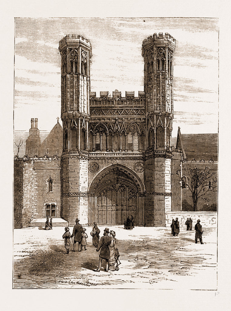 Detail of St. Augustine's Gateway, Canterbury by Anonymous