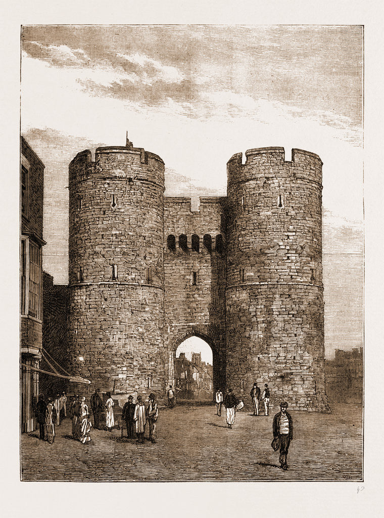 Detail of Westgate, Canterbury by Anonymous