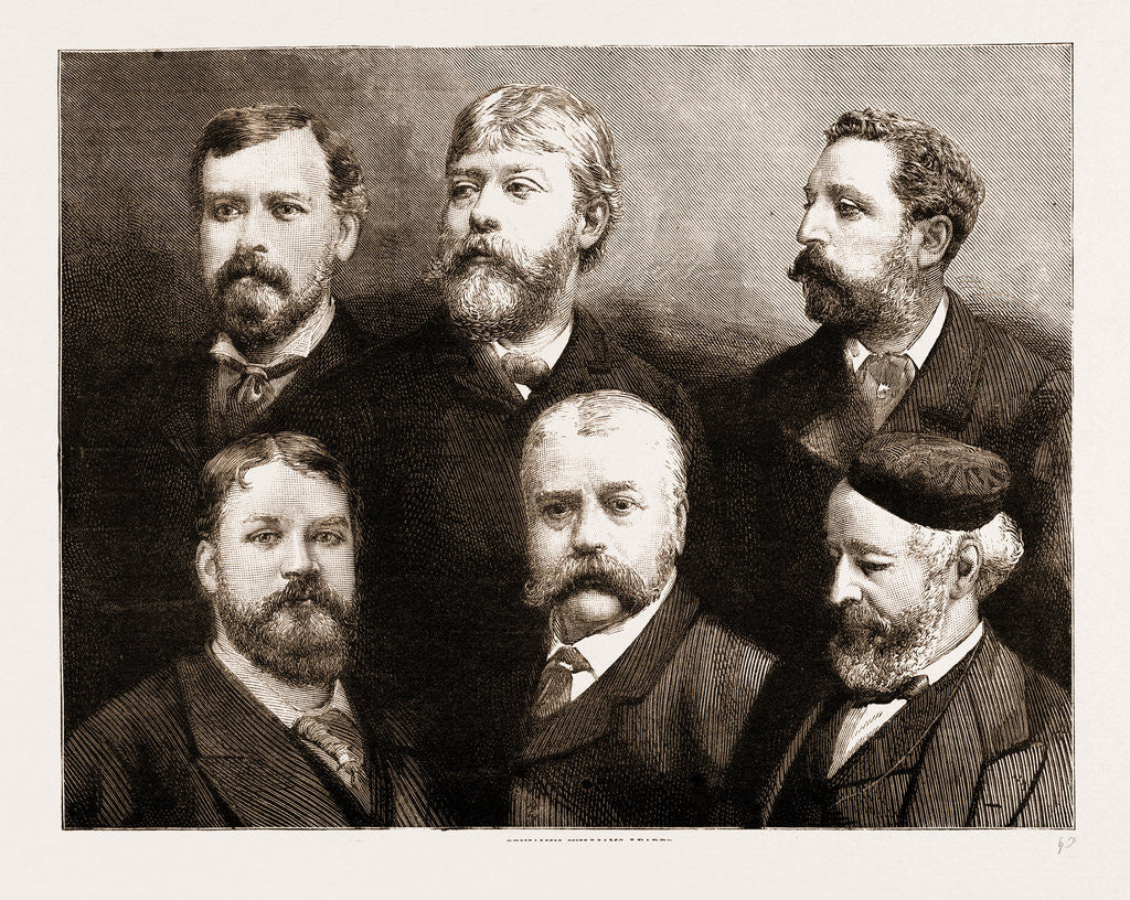 Detail of The Opening Of The Royal Academy, The New Associates: Robert William Macbeth by Anonymous