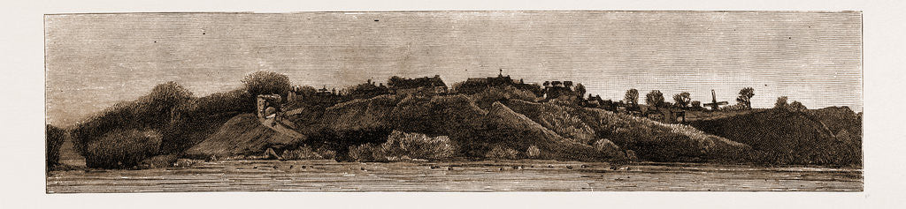 Detail of Winchelsea From The Marshes by Anonymous