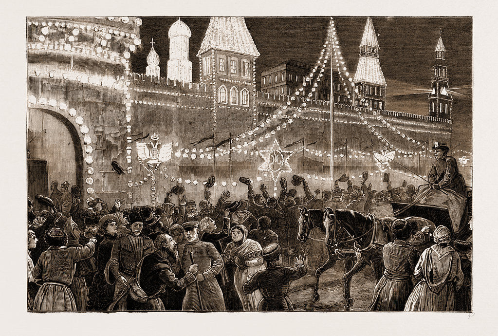 Detail of The Coronation Of The Czar Of Russia, 1883 by Anonymous