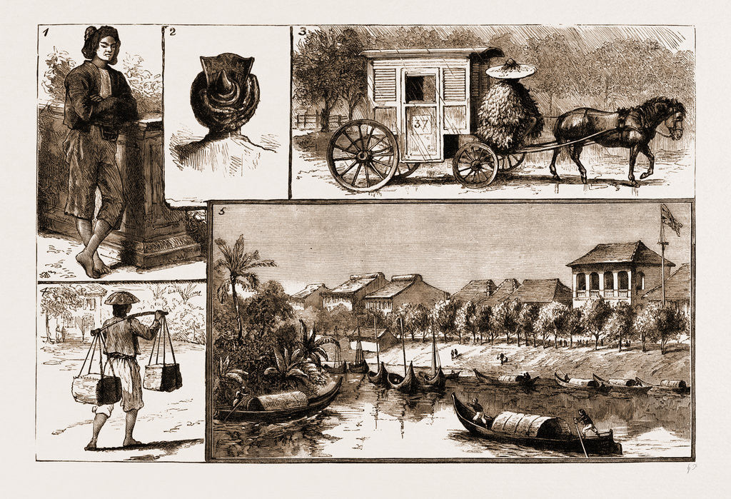 Detail of The Tonkin Expedition, Notes At Saigon by Anonymous