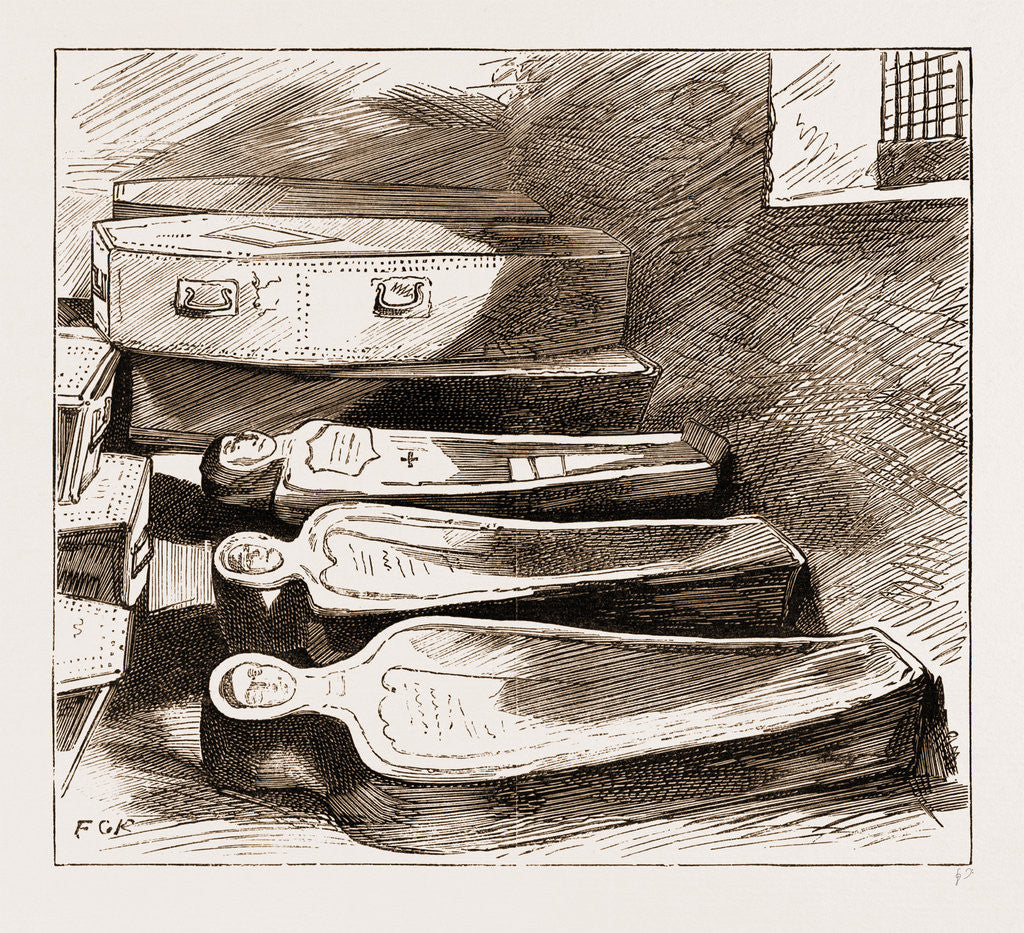Detail of The Removal Of The Remains Of Dr. William Harvey, The Discoverer Of The Circulation Of The Blood, At Hempstead Church, Essex, UK, 1883 by Anonymous