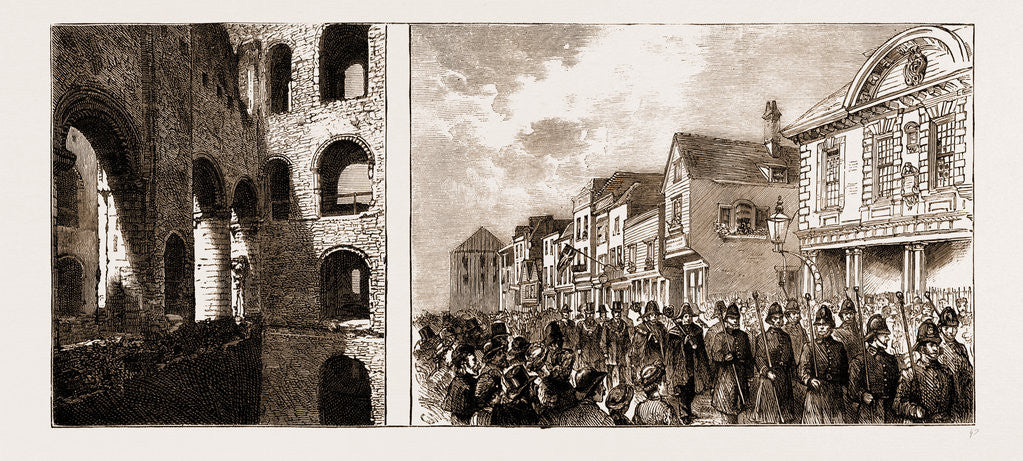 Detail of The Purchase Of Rochester Castle By The Corporation Of The Town, UK, 1883 by Anonymous