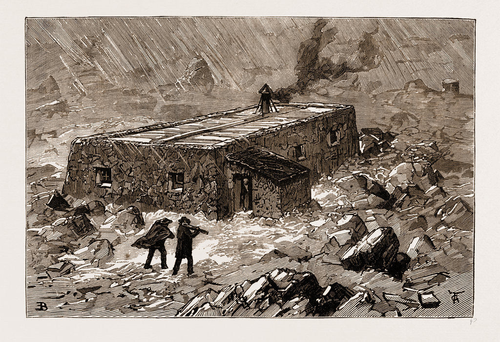 Detail of The New Meteorological Observatory On The Summit Of Ben Nevis, Scotland, UK, 1883 by Anonymous