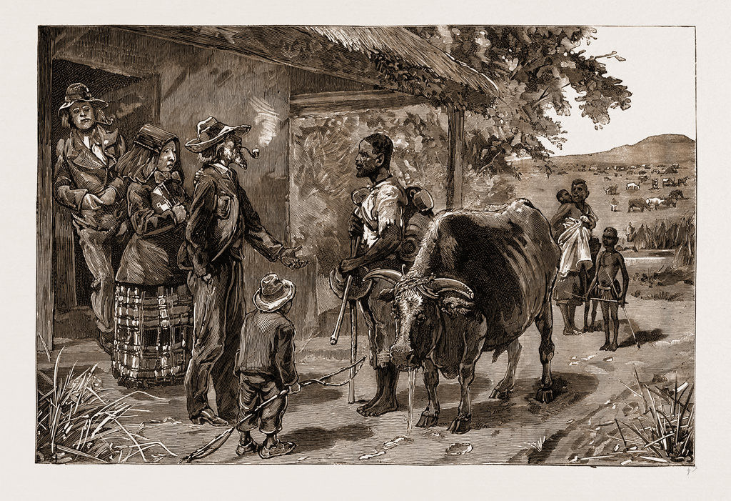 Detail of The Boers And Their Treatment Of The Blacks: Two Years' Wages In The Transvaal, South Africa, 1883 by Anonymous