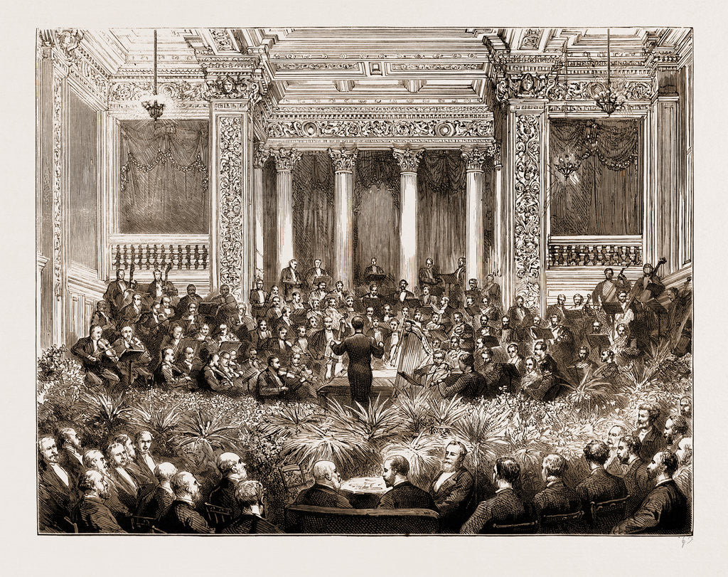Detail of The Prince Of Wales At The Smoking-concert Of The Royal Amateur Orchestral Society In The Prince's Hall by Anonymous