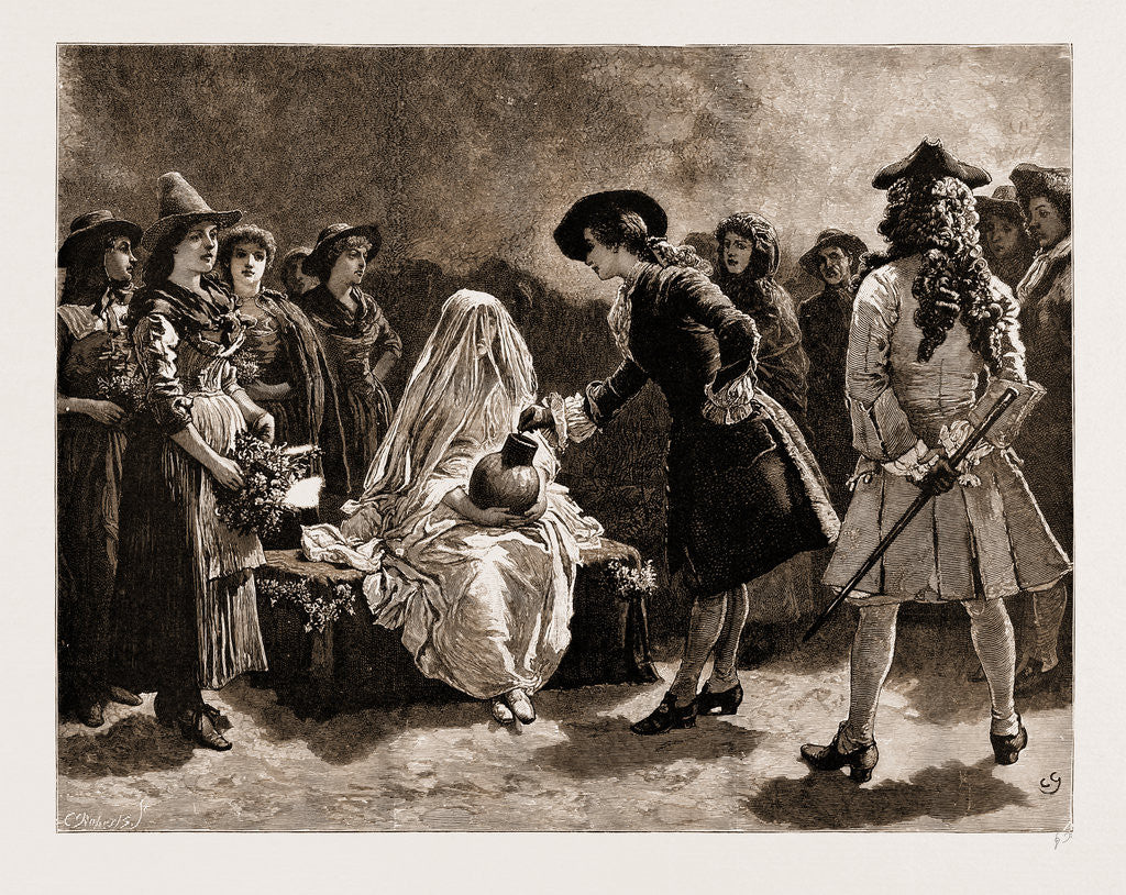 Detail of Illustration To Walter Besant's New Story by Charles Green