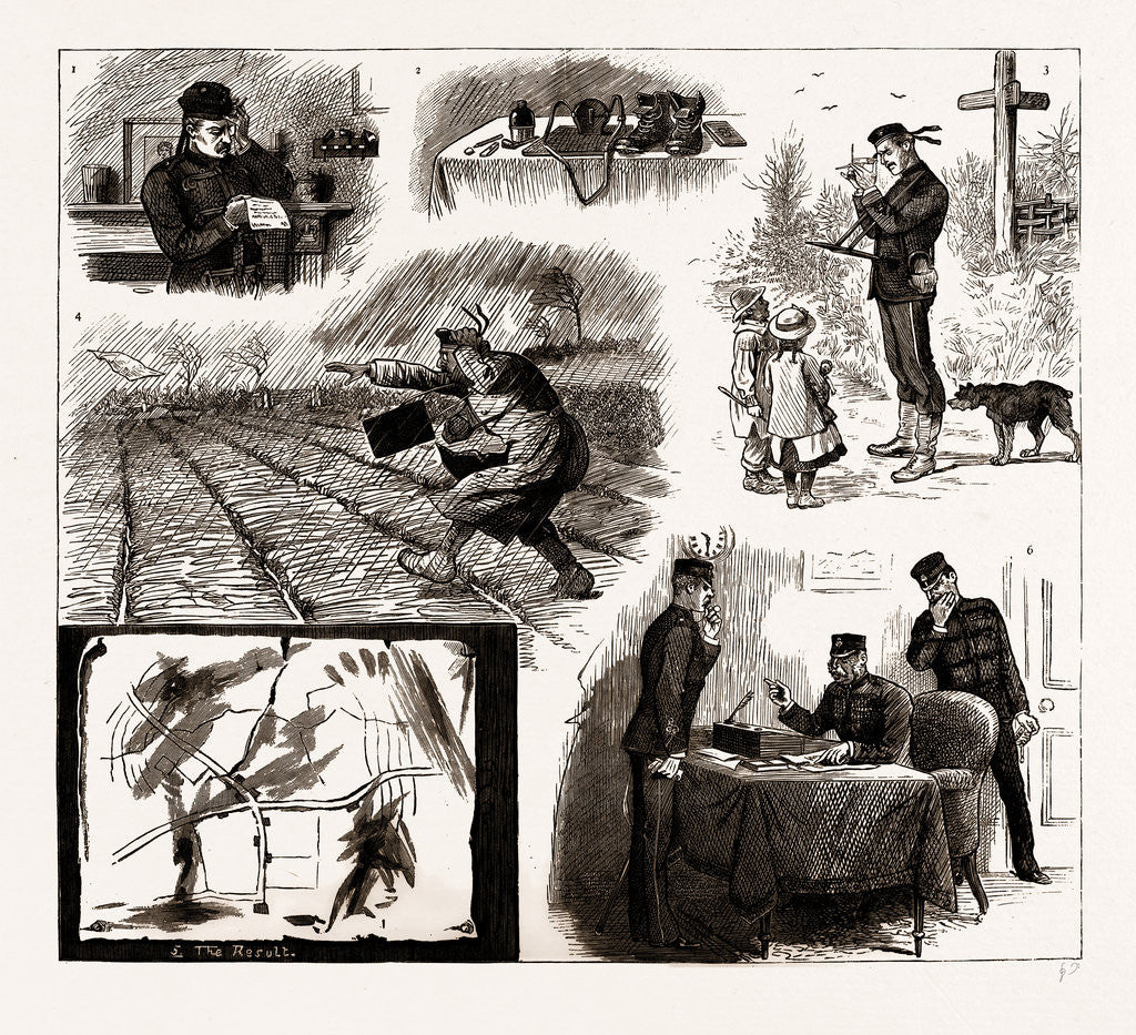Detail of The Annual Field Sketch, 1886 by Anonymous