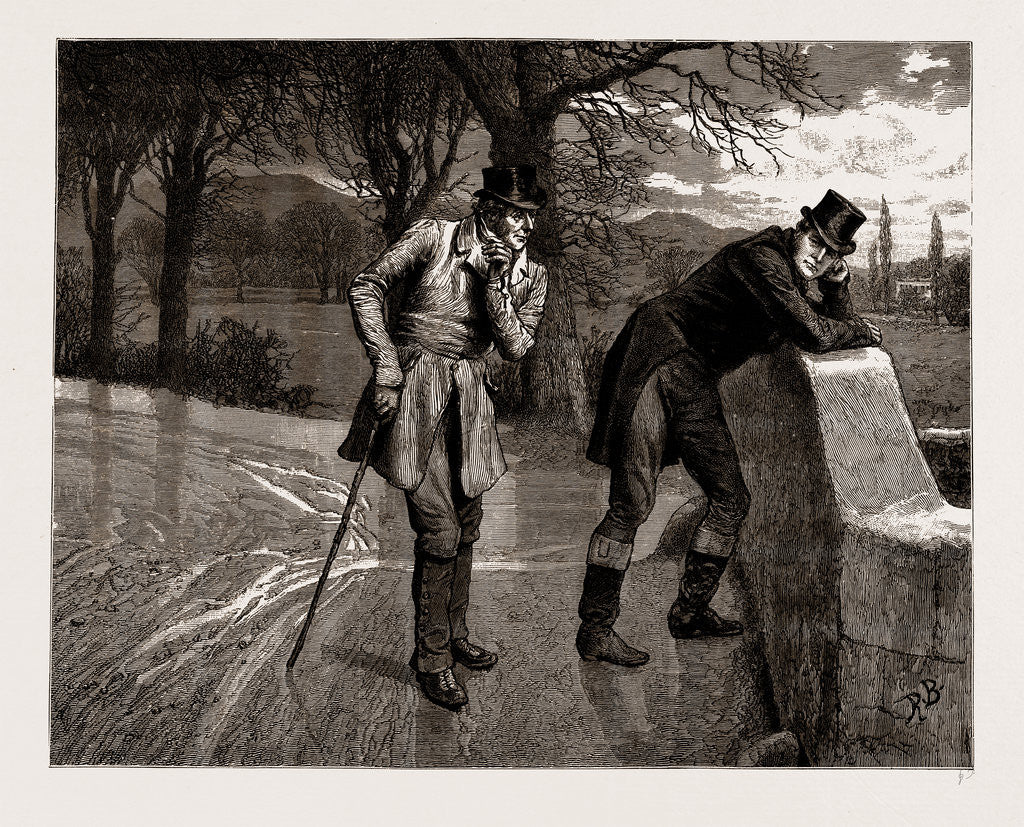 Detail of The Mayor Of Casterbridge: Henchard turned slightly, and saw that the comer was Jopp, His old foreman by Robert Barnes