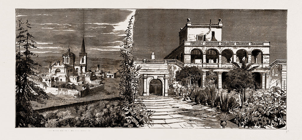 Detail of The Palace Of San Antonio, Malta, The Home Of The Duke Of Edinburgh, During His Command Of The Mediterranean Fleet, 1886 by Anonymous