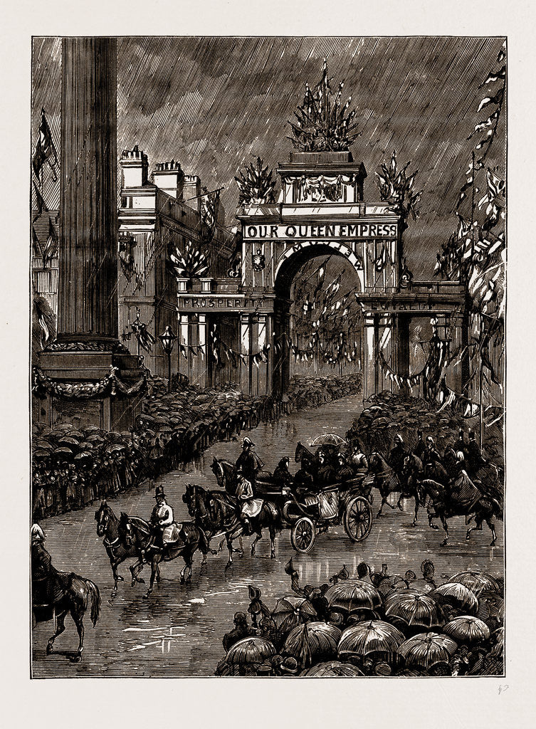 Detail of The Visit Of The Queen To Liverpool, UK, 1886 by Anonymous
