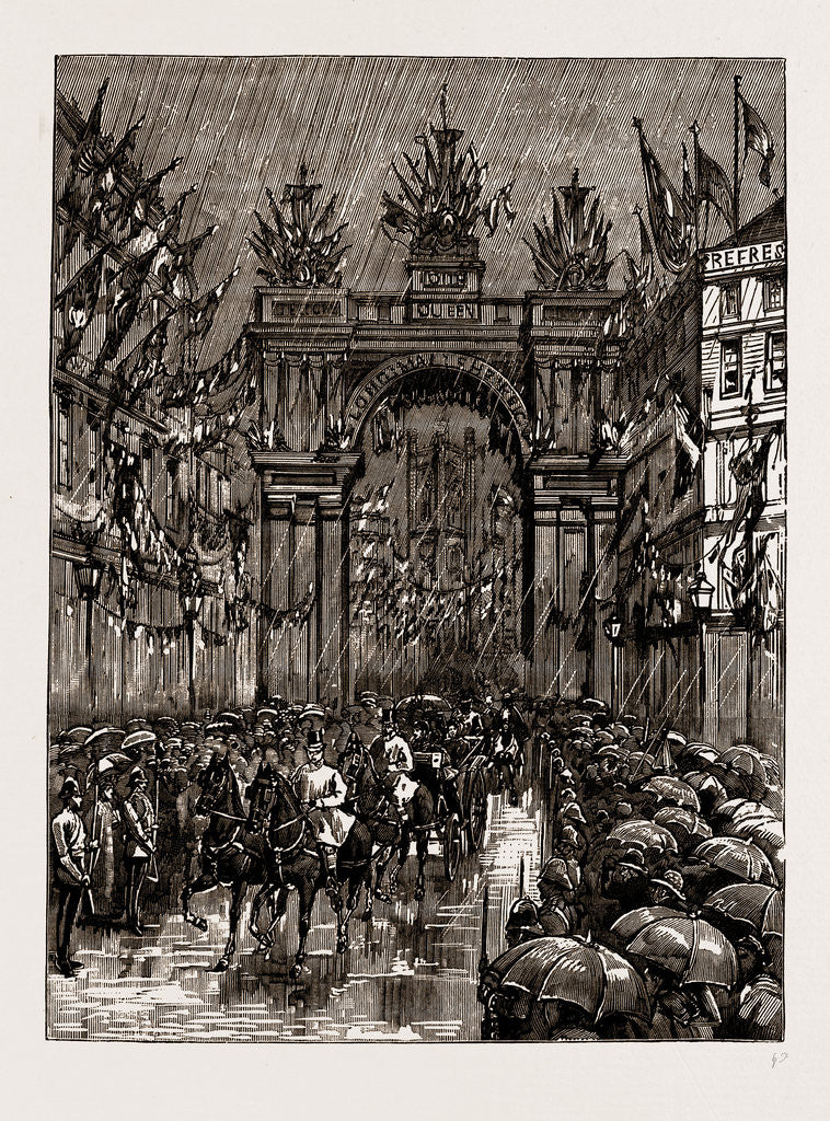 Detail of The Visit Of The Queen To Liverpool, UK, 1886 by Anonymous