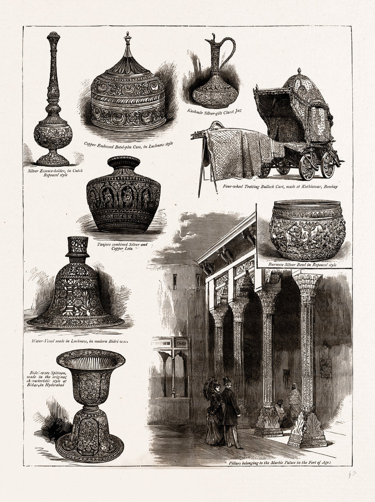 Detail of The Indian Section Of The Colonial And Indian Exhibition, 1886 by Anonymous
