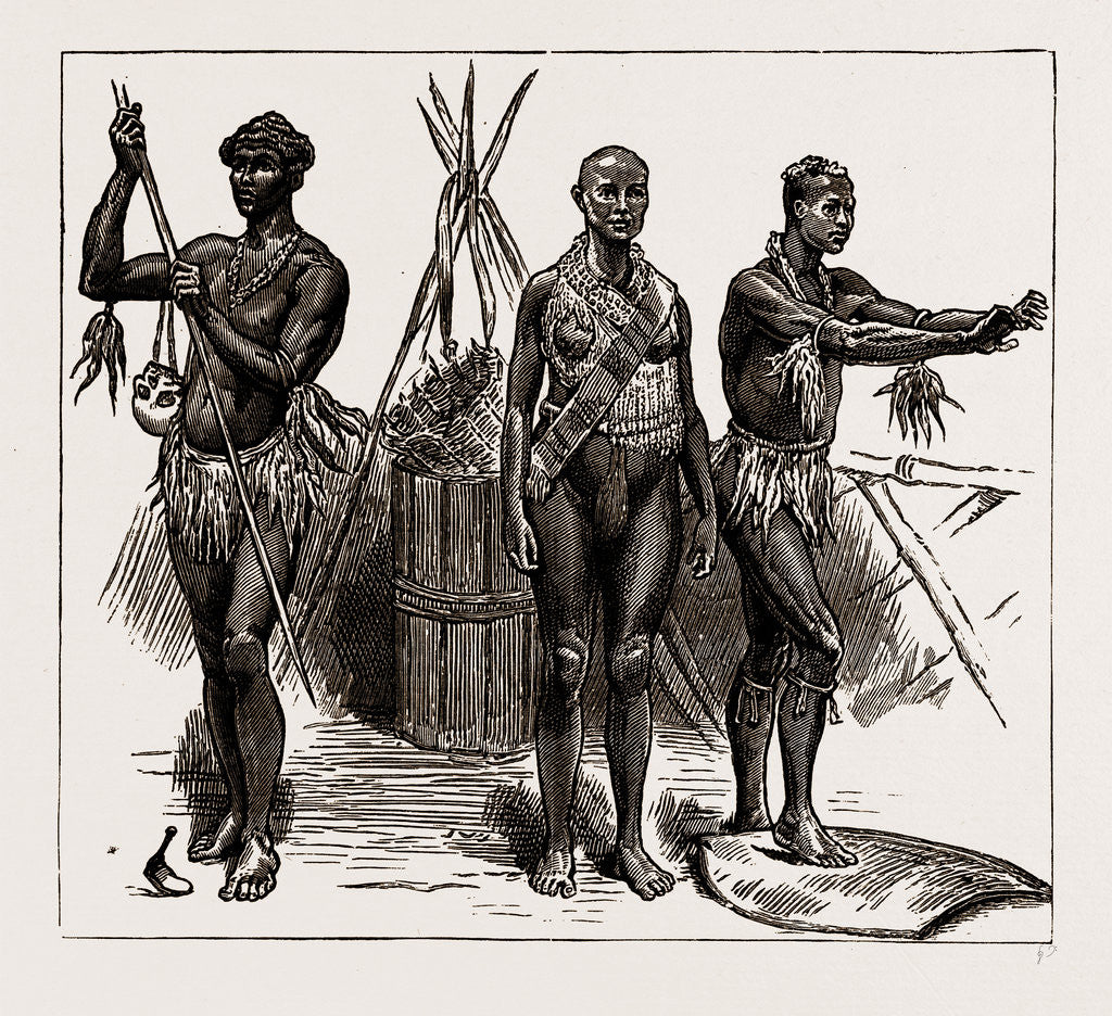 Detail of The Indian Section Of The Colonial And Indian Exhibition: The Ethnological Collection, 1886 by Anonymous