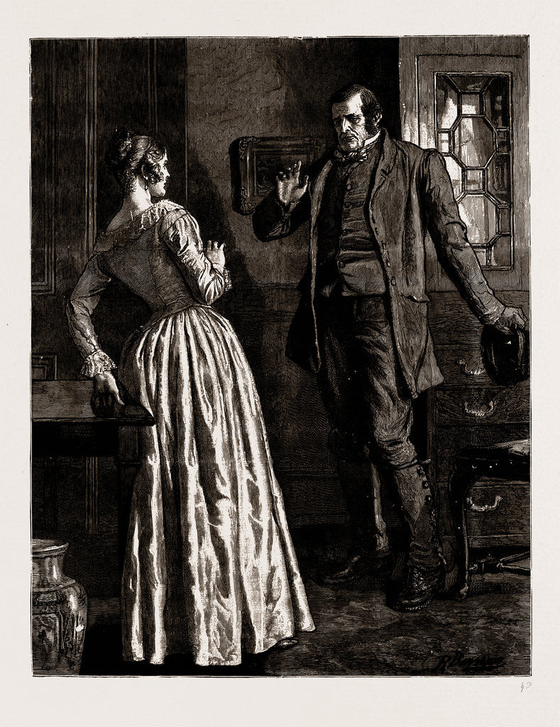Detail of The Mayor Of Casterbridge: I have done wrong in coming to 'ee ... i'll never, never trouble 'ee again, Elizabeth Jane. by Robert Barnes