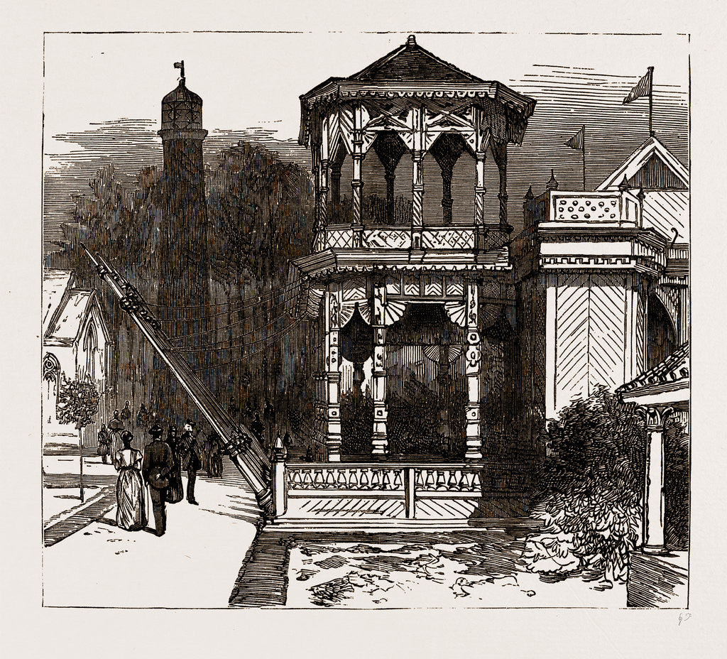 Detail of The Opening Of The International Exhibition Of Navigation And Manufactures By The Queen At Liverpool, UK, 1886 by Anonymous