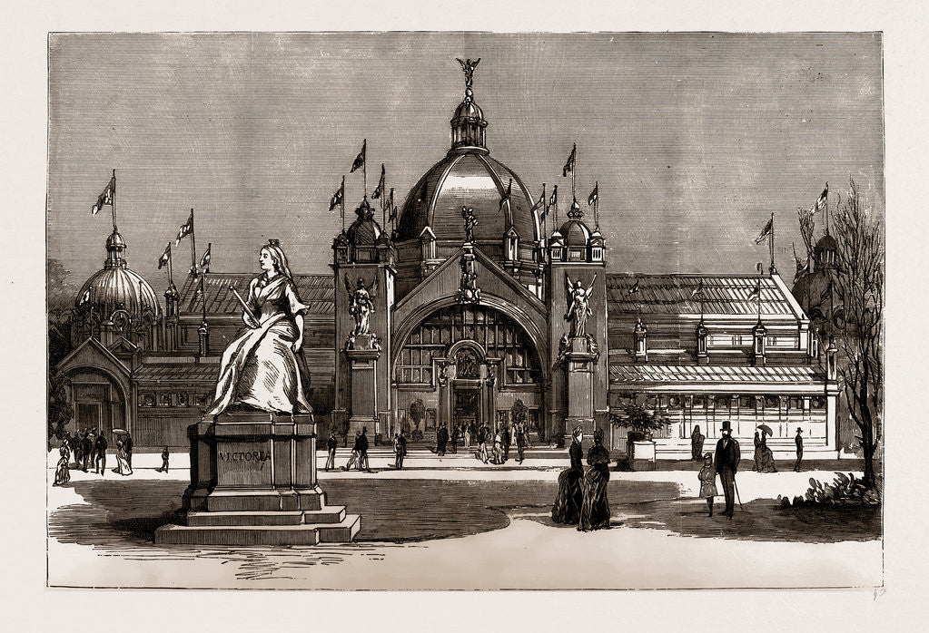 Detail of The Opening Of The International Exhibition At Edinburgh By Prince Albert Victor, UK, 1886 by Anonymous