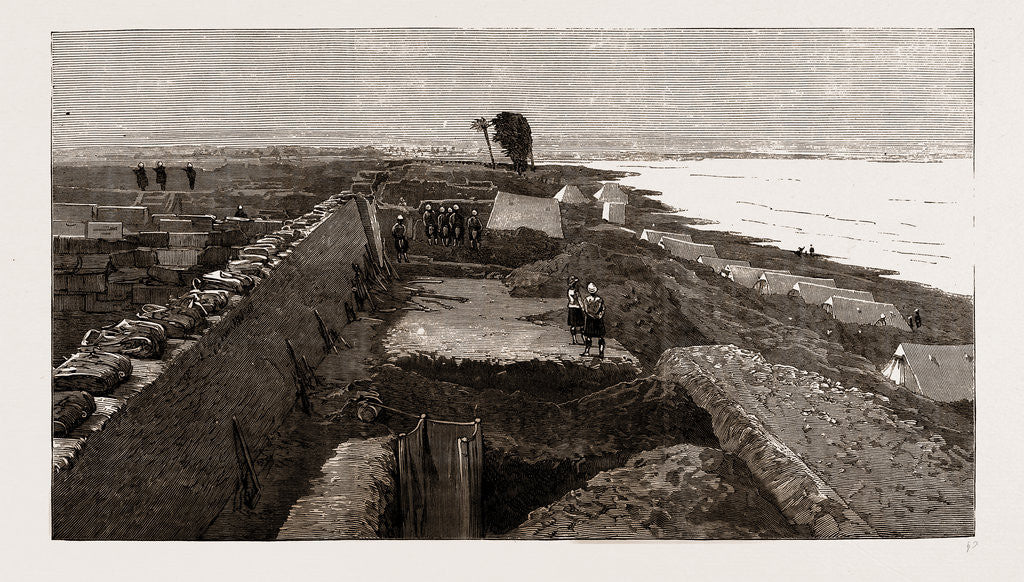 Detail of Fort At Kosheh On The Nile, Near Which The Battle Of Ginniss Was Fought, 1886 by Anonymous