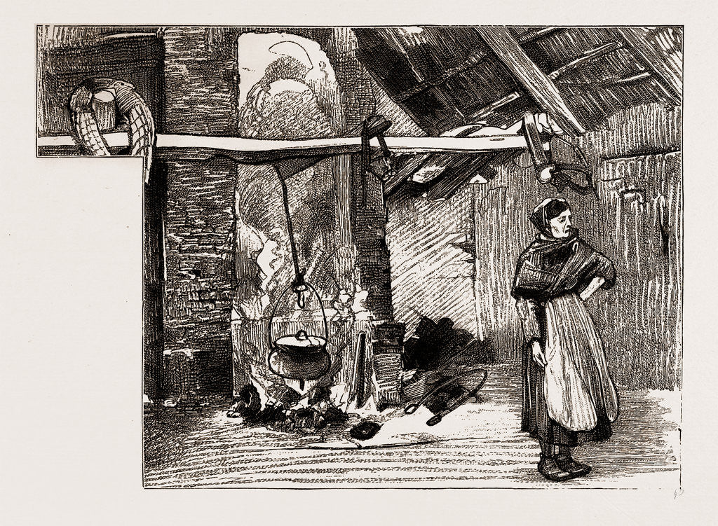 Detail of Interior Of Mike Flynn's House by Anonymous