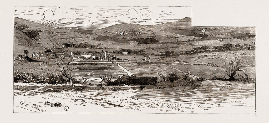 Detail of A View Near Castleisland, Showing The Scenes Of The Outrages, 1886 by Anonymous