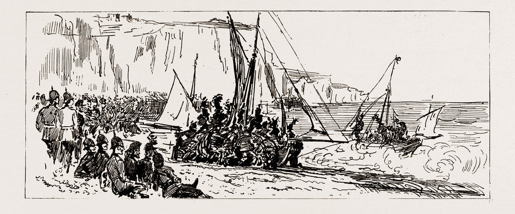 Detail of The Volunteer Manoeuvres At Dover, UK, 1886 by Anonymous
