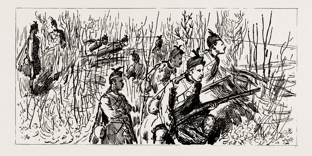 Detail of The Volunteer Manoeuvres At Dover, UK, 1886 by Anonymous