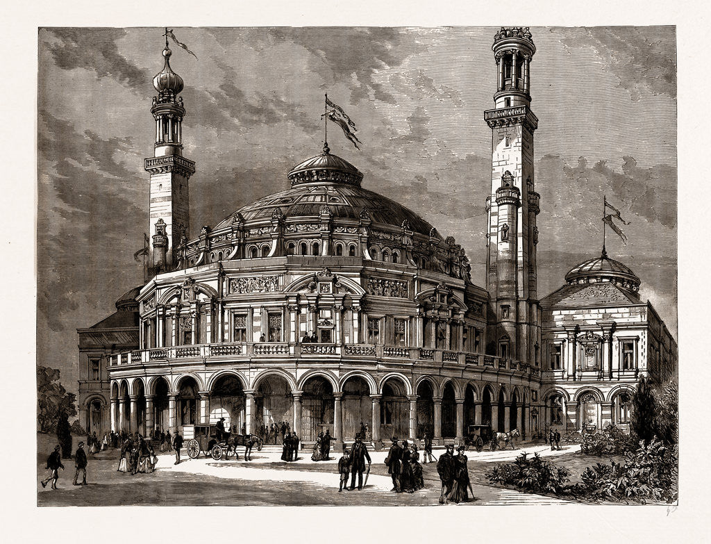 Detail of The People's Palace For East London, The Foundation Stone Of Which Is To Be Laid By The Prince And Princess Of Wales, UK, 1886 by Anonymous