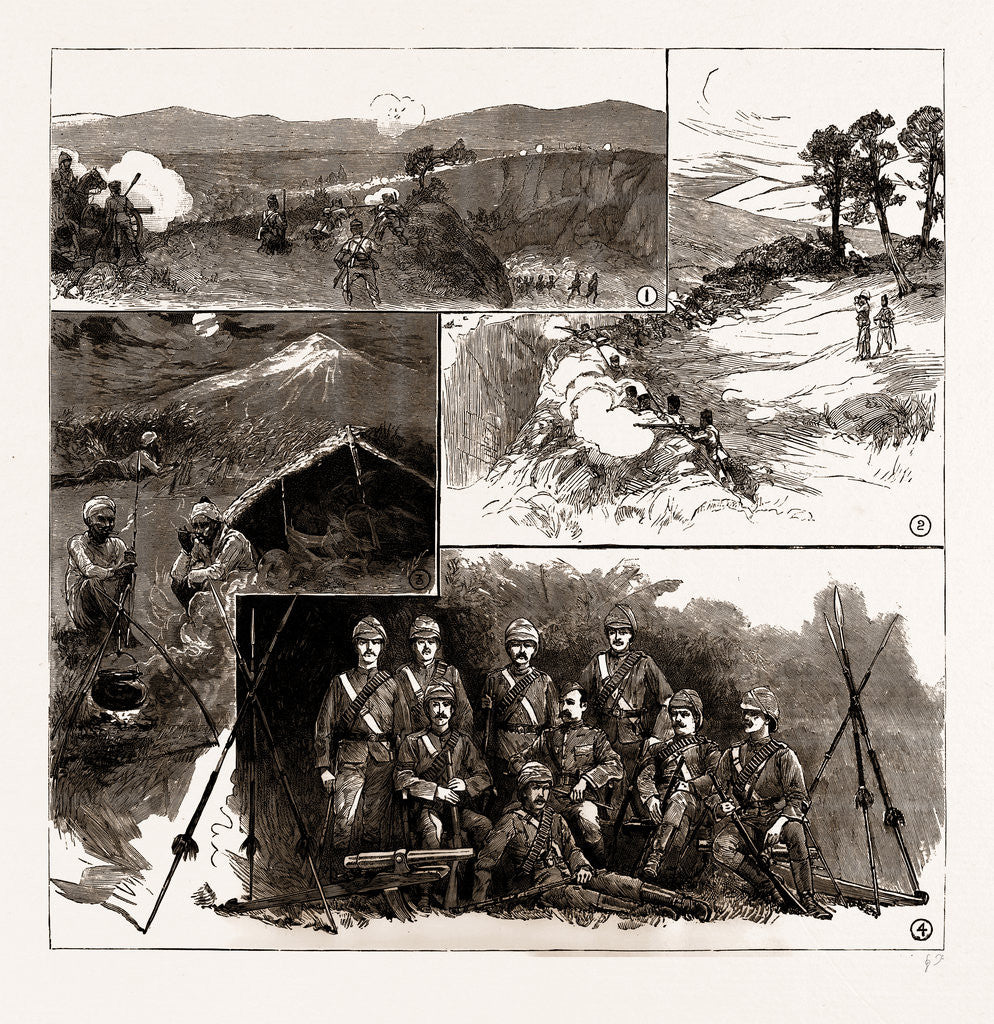 Detail of The Fighting With Dacoits In Burma, 1886 by Anonymous