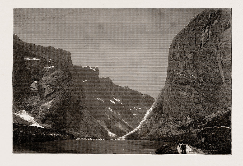 Detail of The Romsdal, With The Troldtinderne Range, Norway, 1886 by Anonymous