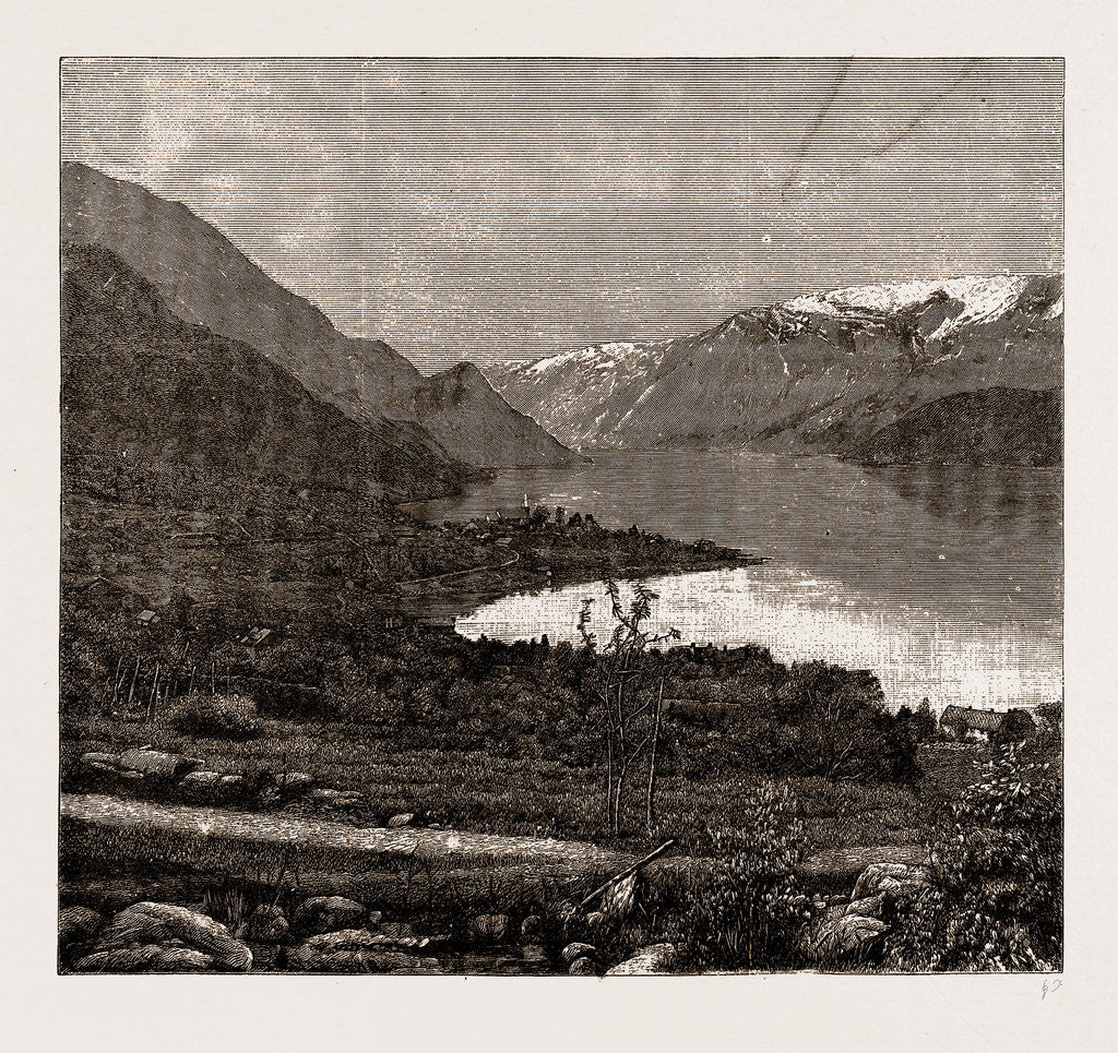 Detail of The Folgefonden, From Ullensvang, Hardanger, Norway, 1886 by Anonymous