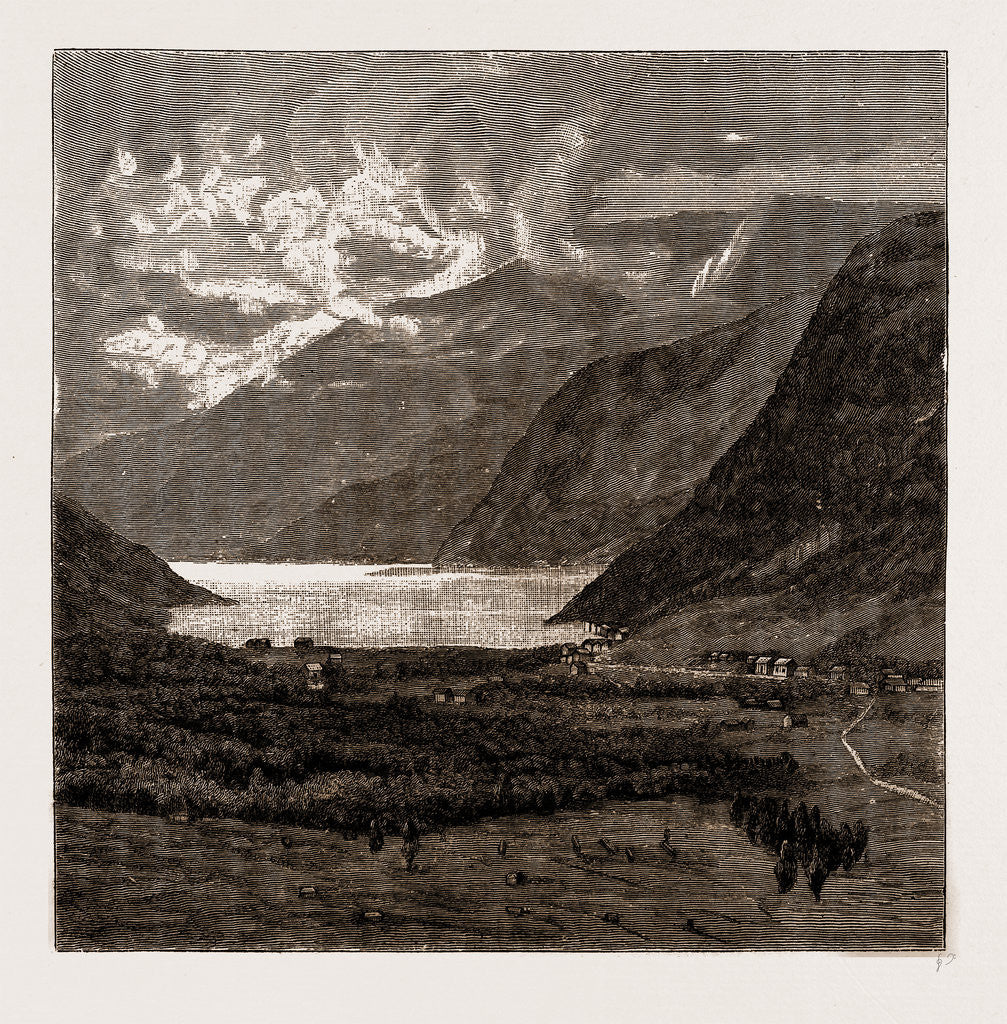 Detail of Eide, Hardanger, Norway, 1886 by Anonymous